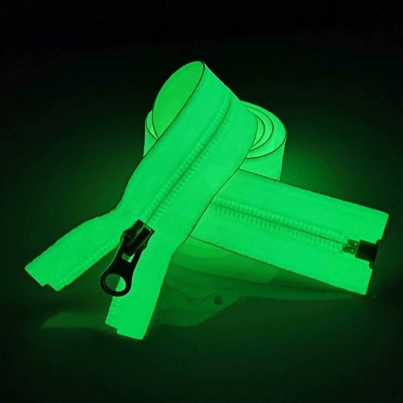 No.5 Glow In The Dark Waterproof Separating Nylon Zippers
