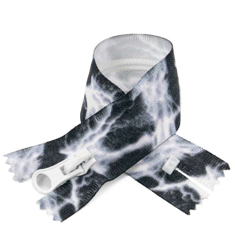 Camouflage Printed #5 Nylon Zipper Closed End Coil Zippers for Outdoor Apparel & Camping Gear