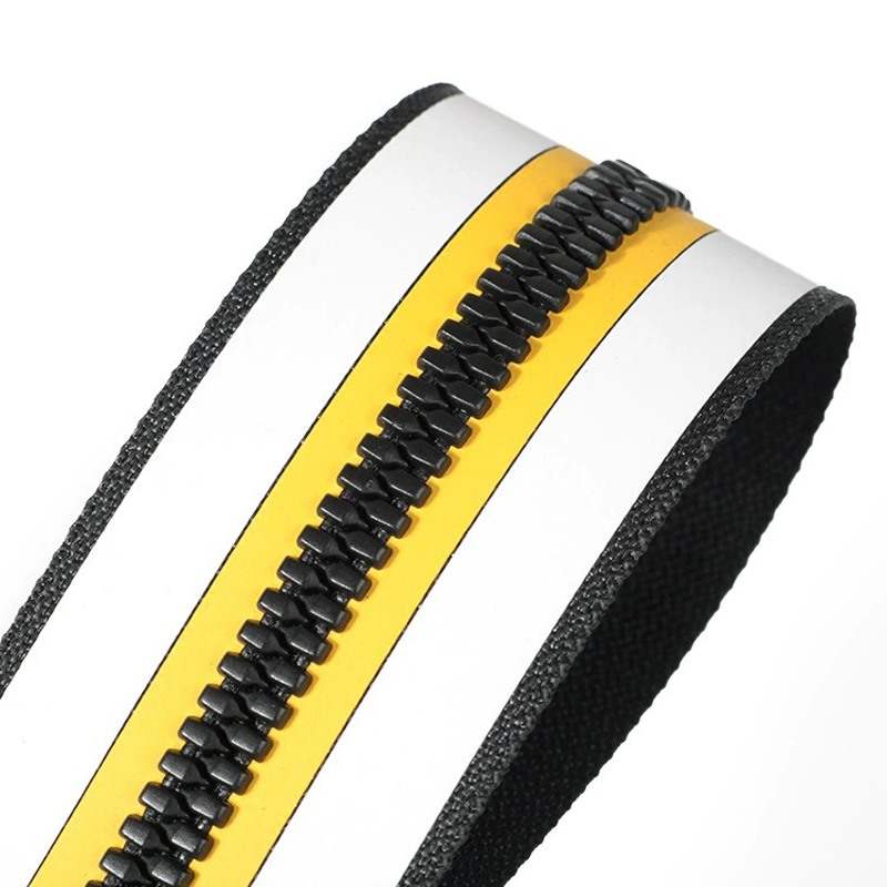 #5 Open End 80cm Waterproof Resin Zipper Striped Tape for Raincoat, Apparel & Bags