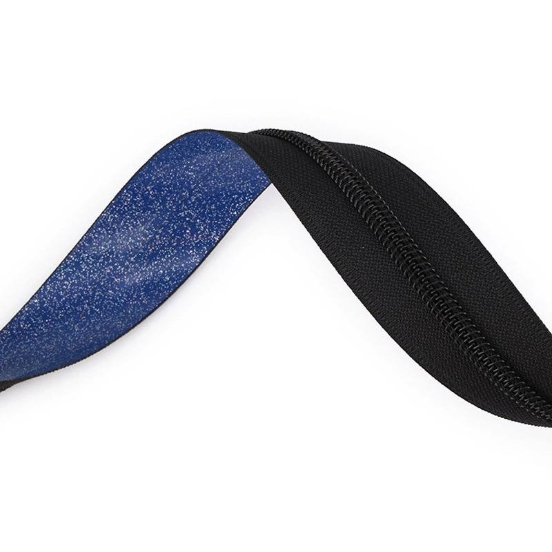 No.5 Glitter Reverse Waterproof Separating Nylon Coil Zipper