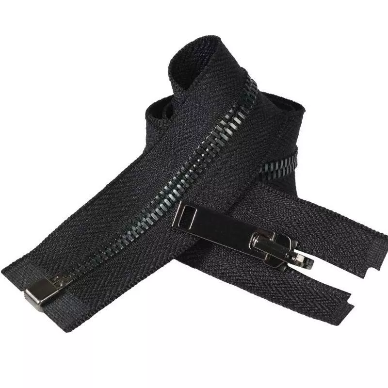 80CM #5 Open End Double Point Copper Metal Zipper