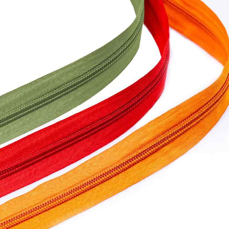 #10 Heavy Duty Nylon Coil Zipper Roll Large Teeth for Tent, Canopy & Tricycle Shelter