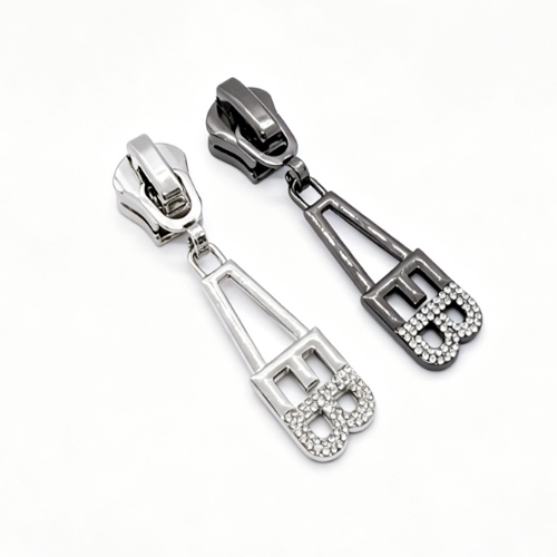 Stylish Hollow Alphabet EB Zipper Heads