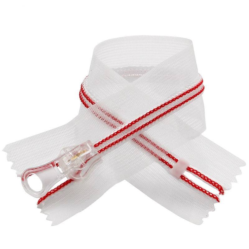 No.5 Transparent Mesh Closed End Nylon Coil Zipper