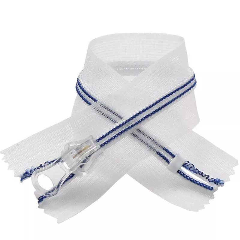 No.5 Transparent Mesh Closed End Nylon Coil Zipper