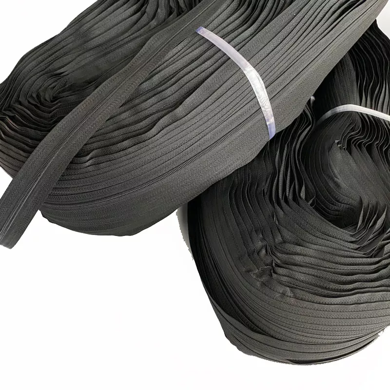 #3 Nylon Coil Zipper Tape, Double Needle, Plain Weave