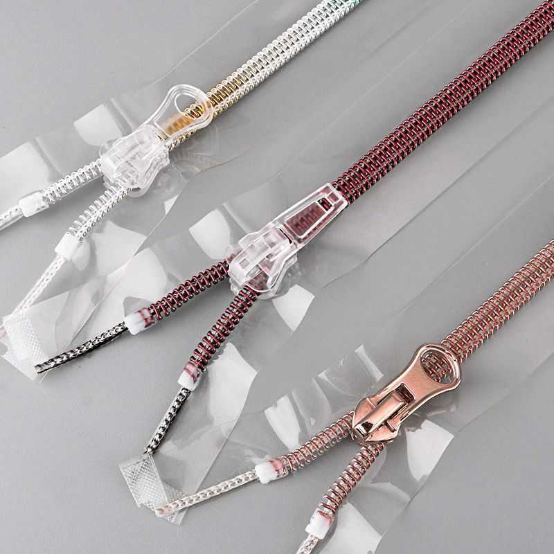 No.5 Transparent TPU Voltage Separating Nylon Zippers