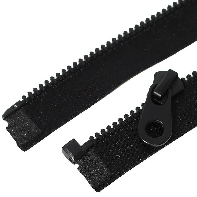 #5 Black Y Teeth Metal Open End Zipper