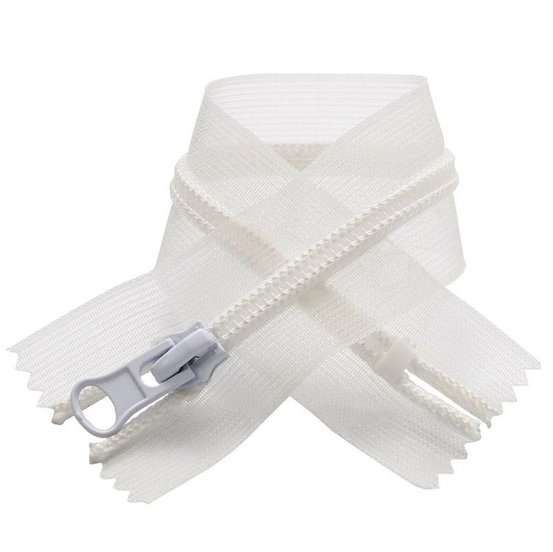 No.5 Transparent Mesh Closed End Nylon Coil Zipper