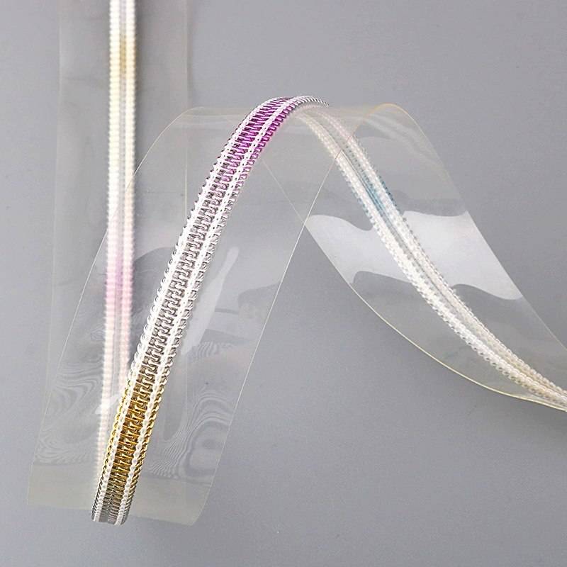No.5 Transparent TPU Voltage Separating Nylon Zippers