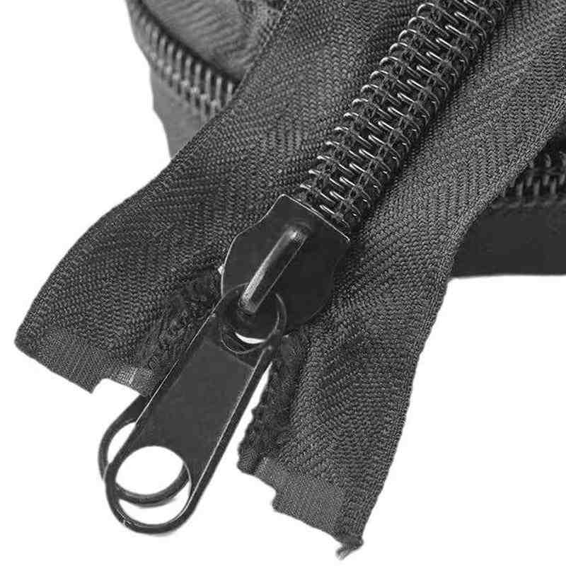 Industrial Grade No.10 Closed End Zipper with Double Pull Tab