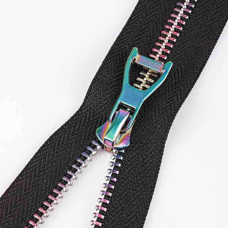 15CM Closed End Rainbow Teeth Metal Zipper