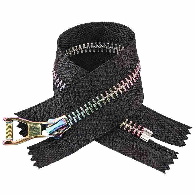 15CM Closed End Rainbow Teeth Metal Zipper