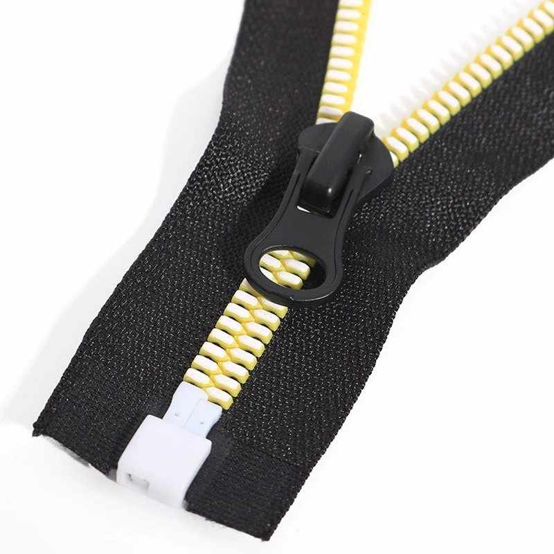 #5 Open End 60cm Resin Zipper Corn Shaped Teeth for Apparel, Bags & Sofa Covers