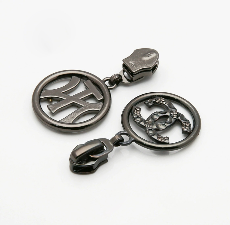 No.5 Inlaid Crystal Metal Sliders