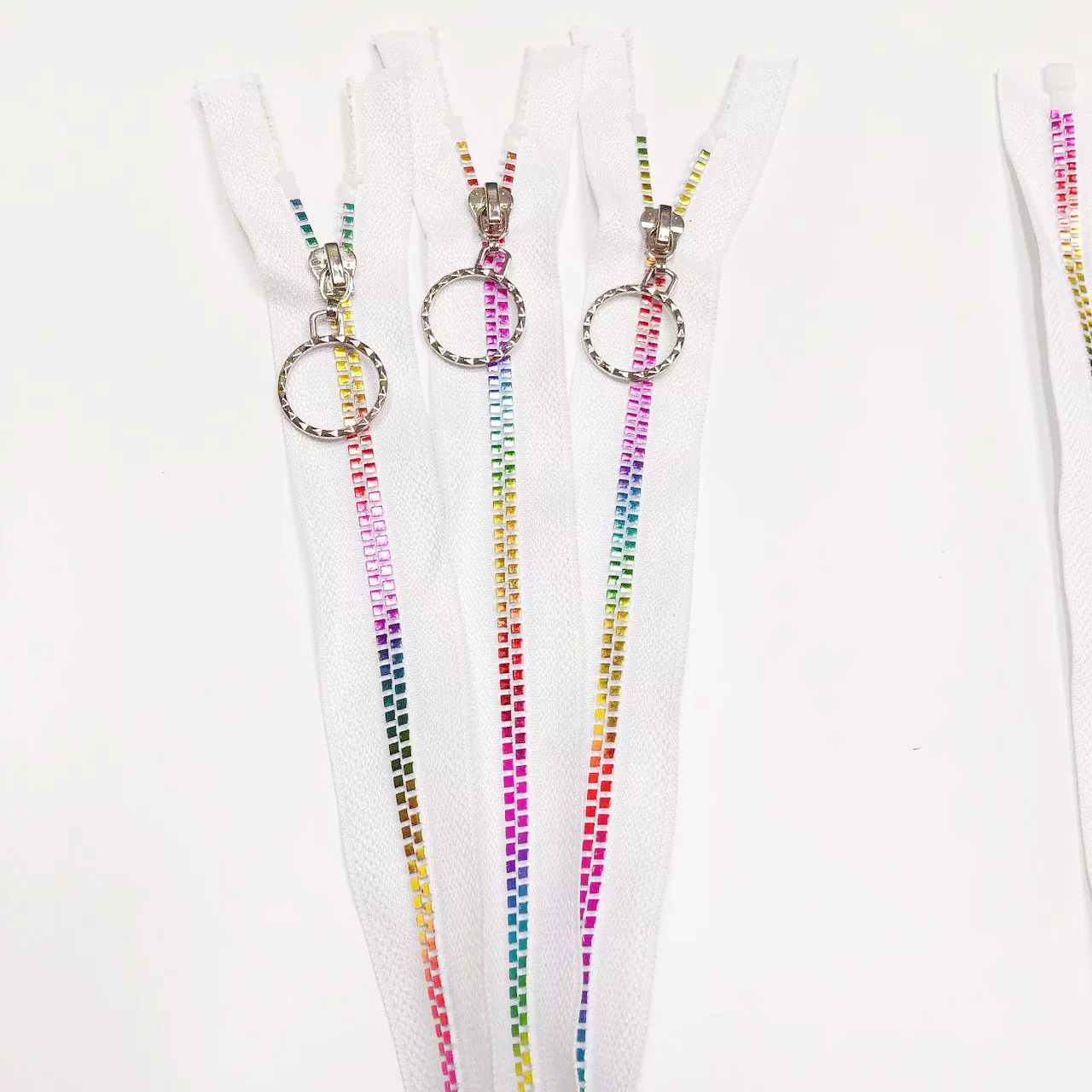 5# Rainbow Coated Resin Zipper