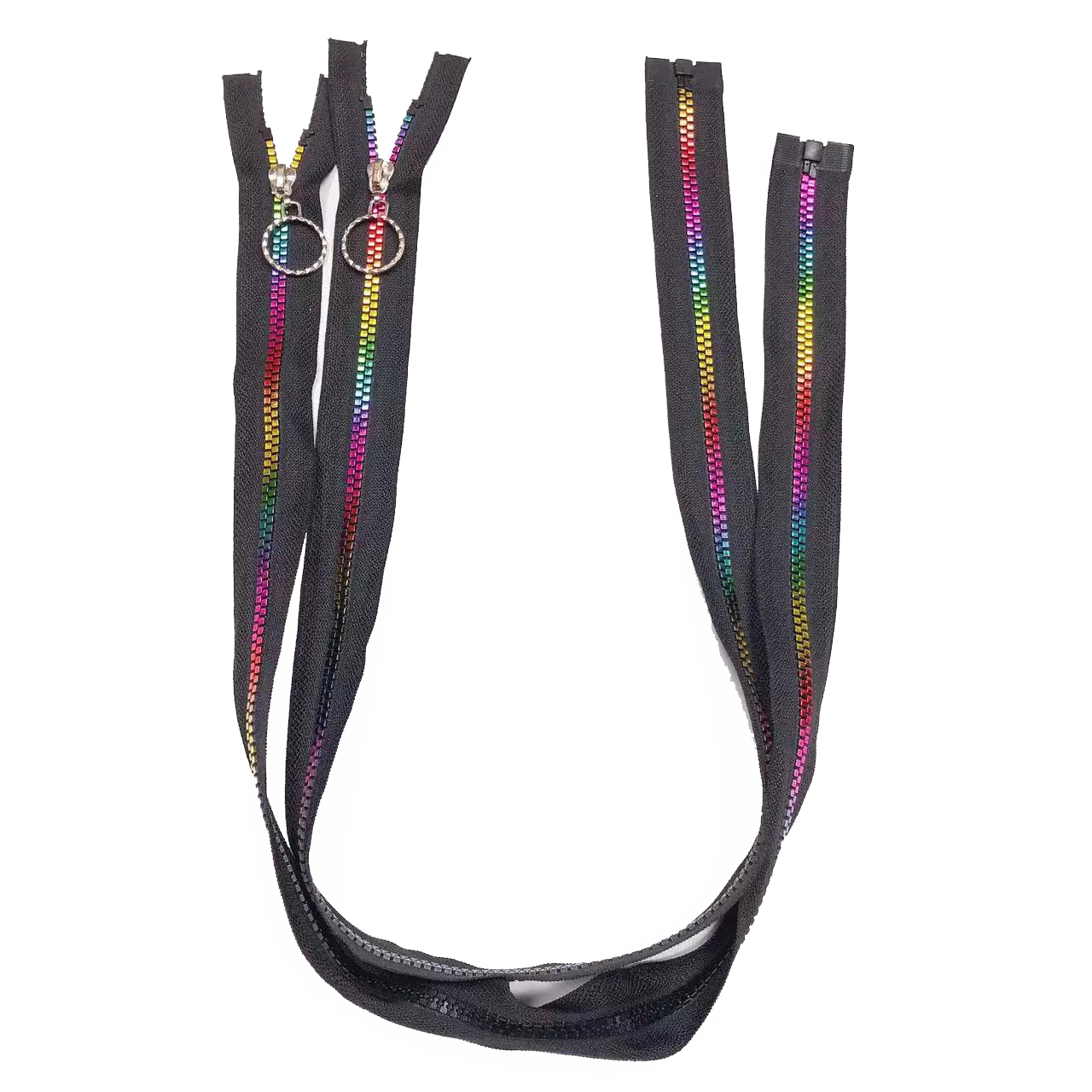 5# Rainbow Coated Resin Zipper