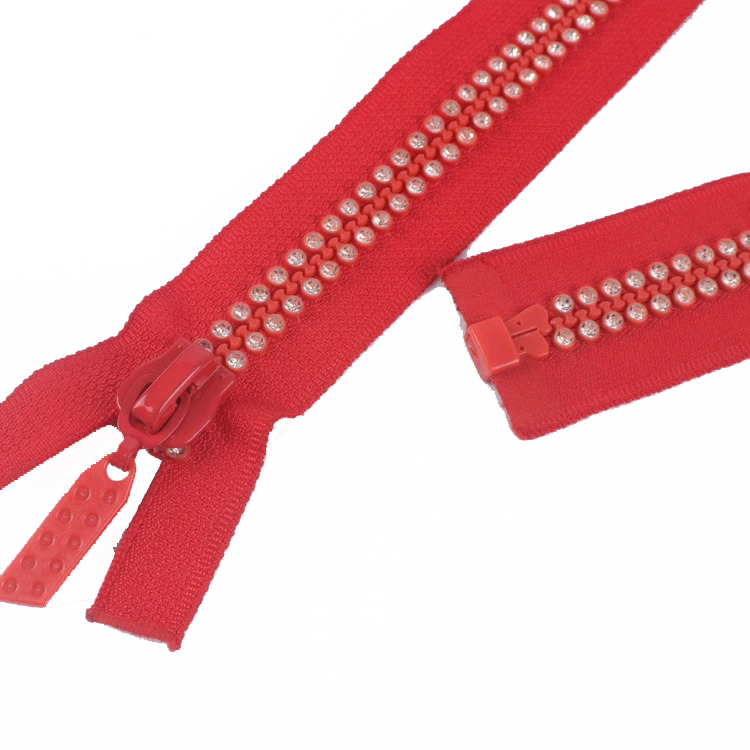 10# Resin Rhinestone Zipper