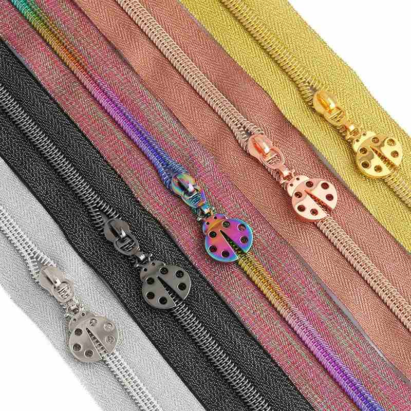 Ladybug Shaped Zipper Sliders