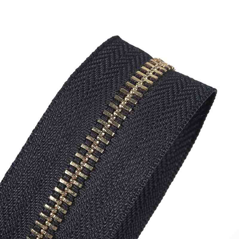 #5 Double Open End Brass Metal Zipper