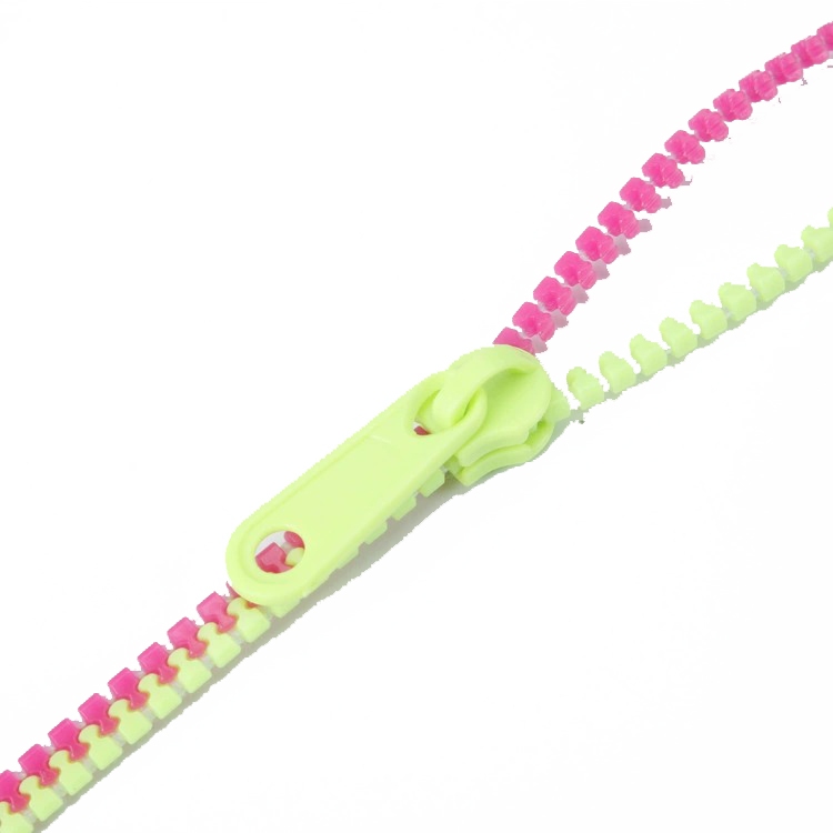 3# Two-Tone Resin Zipper chain Bracelets