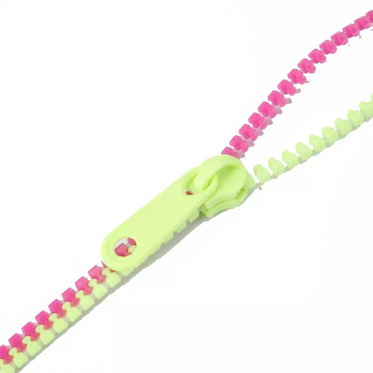 3# Two-Tone Resin Zipper chain Bracelets