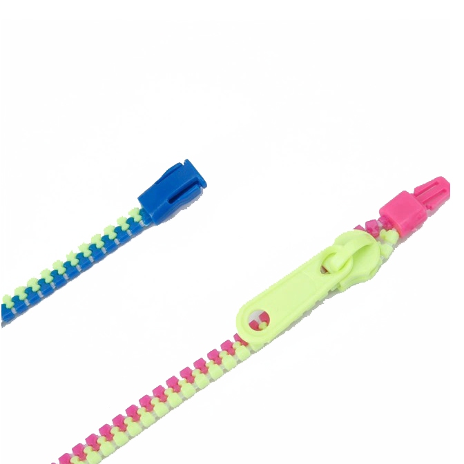 3# Two-Tone Resin Zipper chain Bracelets