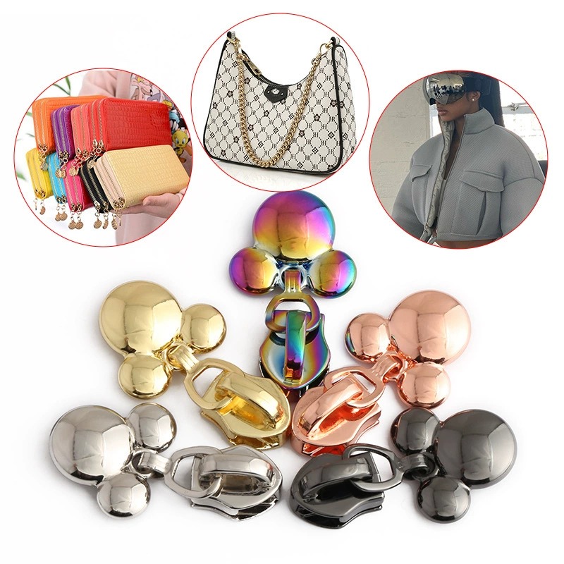 Cute 3D Mickey Head Zipper Heads