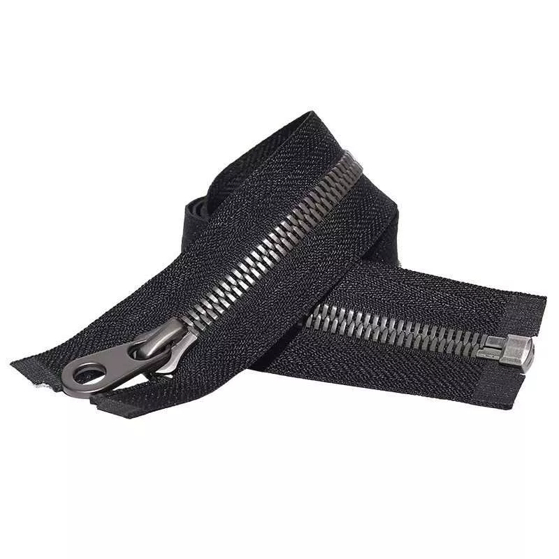#3 #5 #8 Double Point Teeth Open End Metal Zipper
