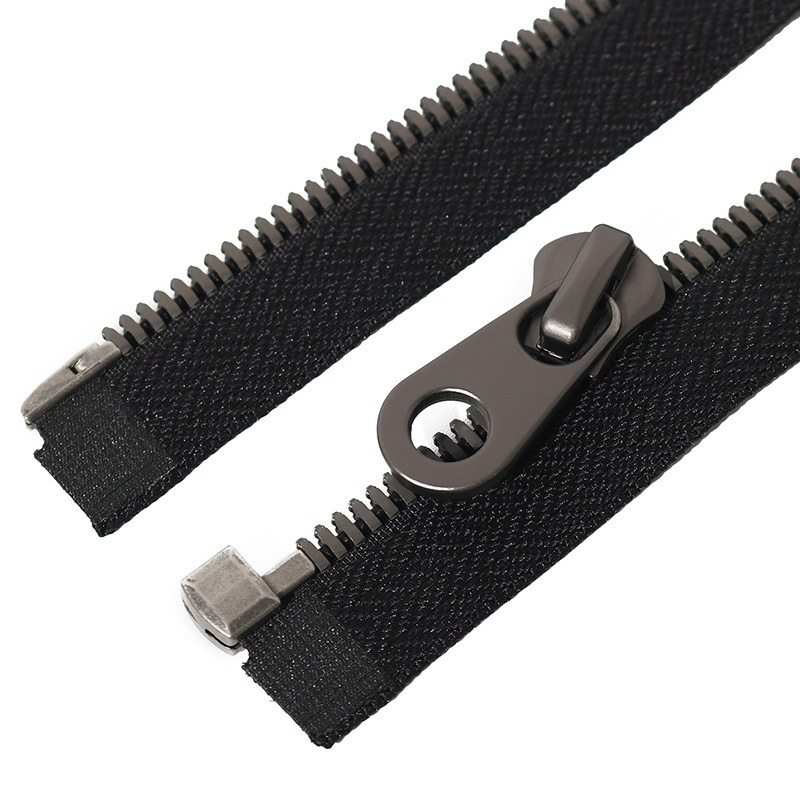 #3 #5 #8 Double Point Teeth Open End Metal Zipper