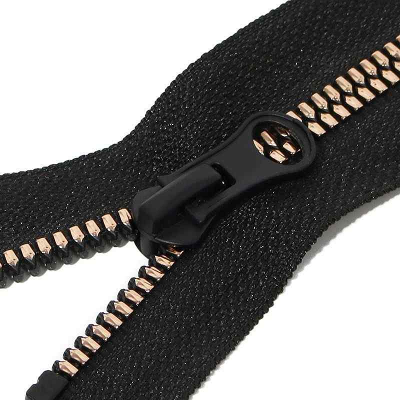 #5 Golden Imitation Metal Reinforced Resin Closed End Zipper