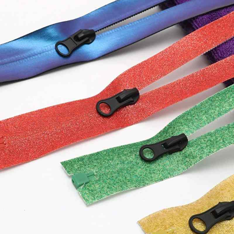 #5 Waterproof Nylon Coil Open End Zipper Iridescent Chameleon Tape