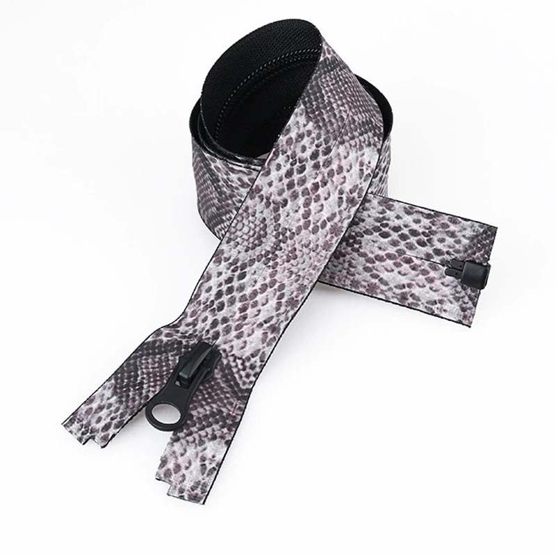 No.5 Heat Transfer Snake Skin Waterproof Separating Nylon Zippers