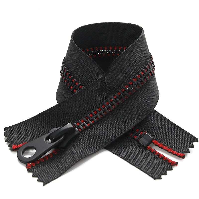 Black Woven Tape #5 Antique Bronze Closed Metal Zipper