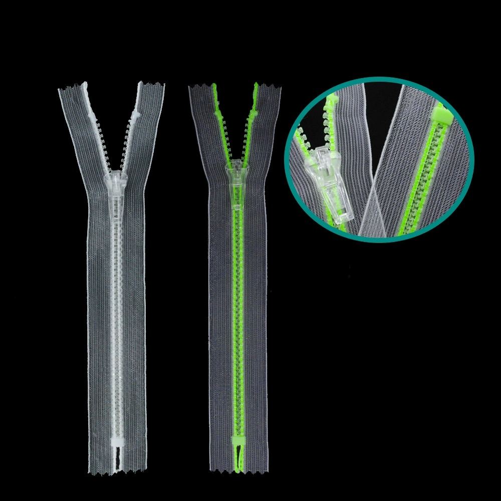 No.5 Fluorescent Green Teeth Zipper