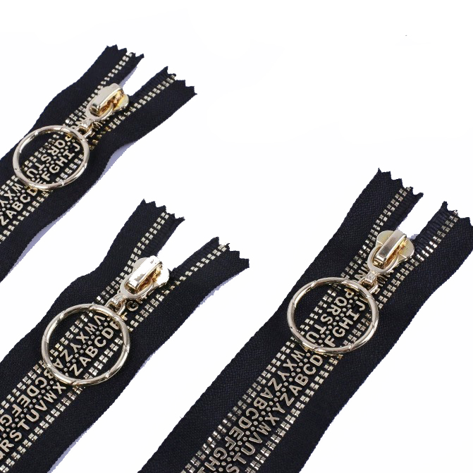 5# Alphabet Teeth Resin Zipper