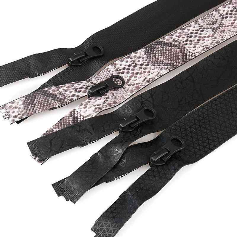 No.5 Heat Transfer Snake Skin Waterproof Separating Nylon Zippers