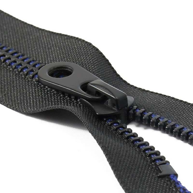 Black Woven Tape #5 Antique Bronze Closed Metal Zipper