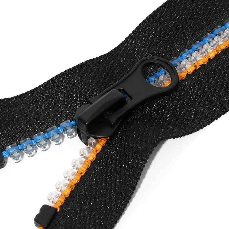 #5 Closed End Resin Zipper Colorful Transparent Teeth for Pocket, Backpack & Footwear