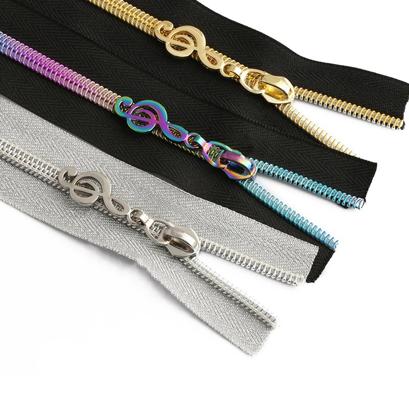No.3No.5 Music Note Zipper Heads