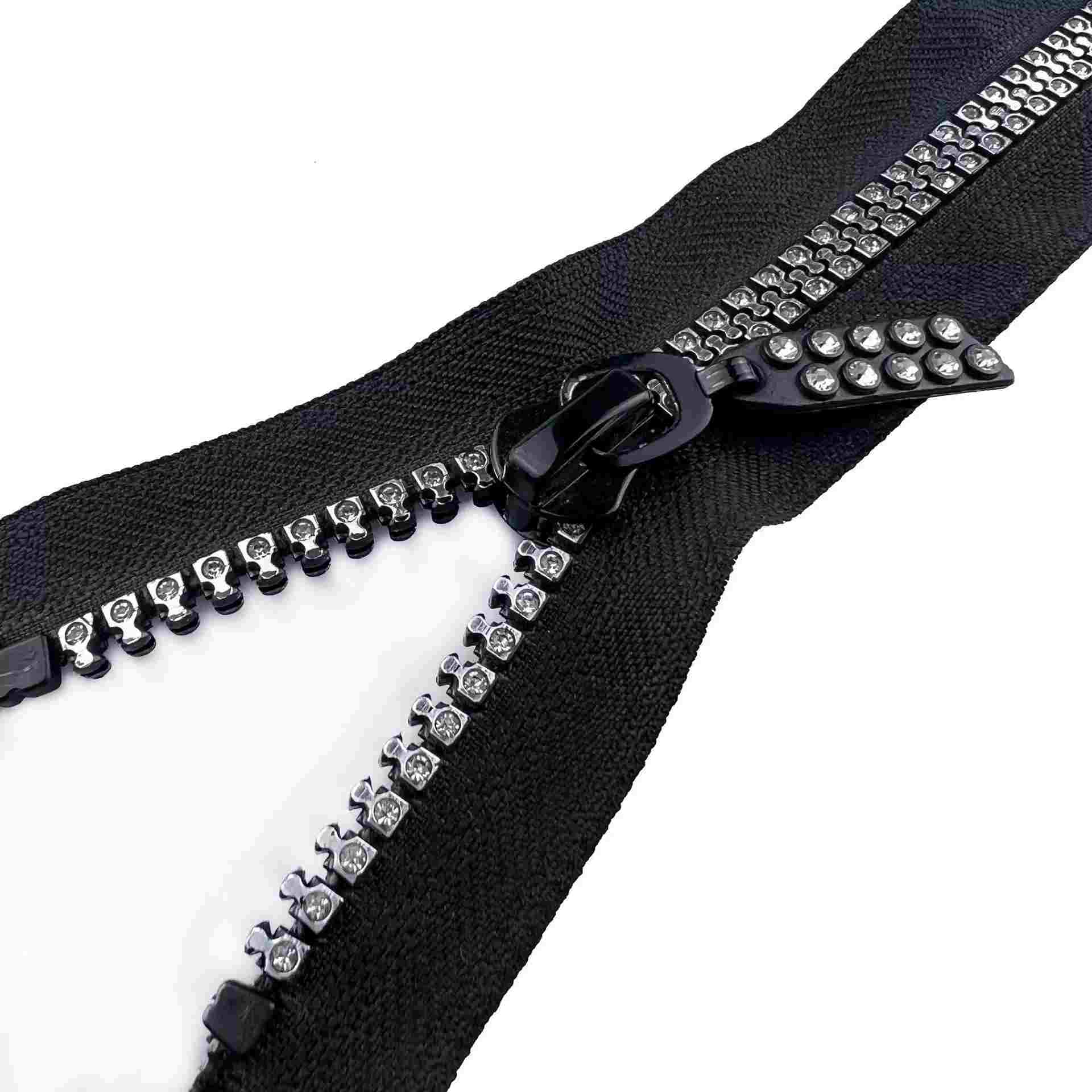 No.5 Decorative Crystal Zipper