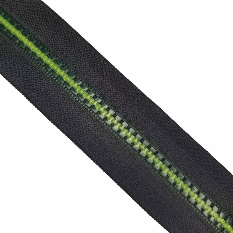 Refreshing #5 Jade Green Transparent Resin Zipper Tape