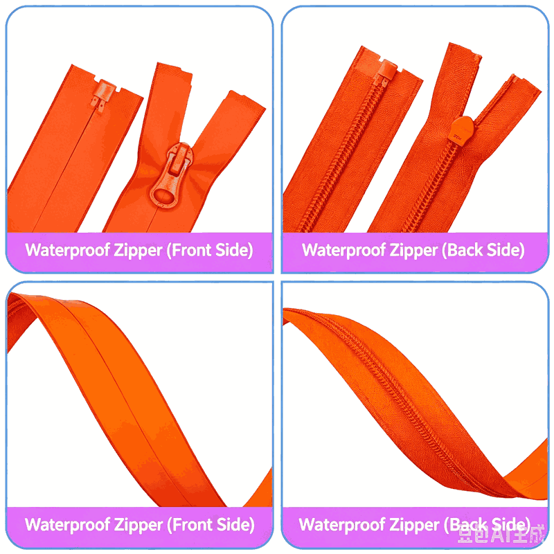 NO5 Waterproof Nylon Open-End Zipper