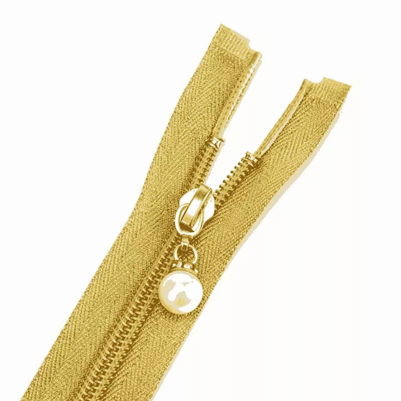 5# GoldSilver Plated Nylon Zipper