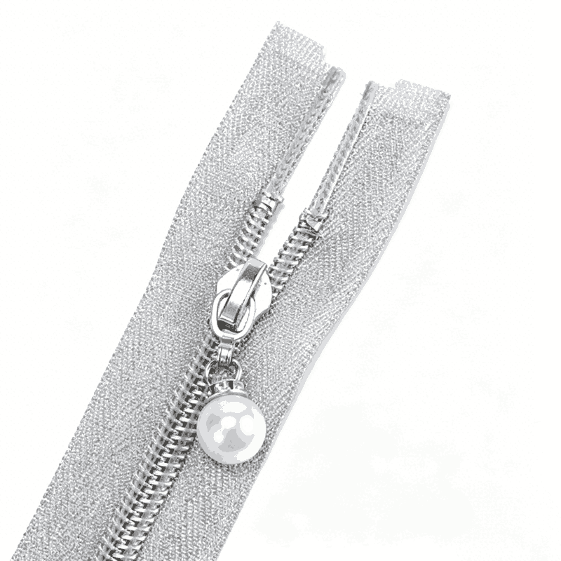 5# GoldSilver Plated Nylon Zipper
