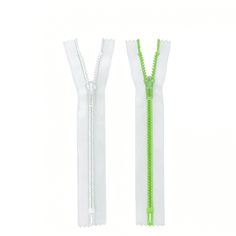 No.5 Fluorescent Green Teeth Zipper