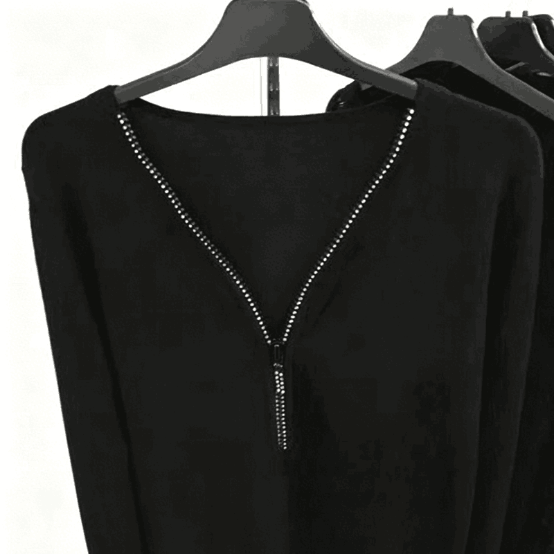 No.5 Decorative Crystal Zipper